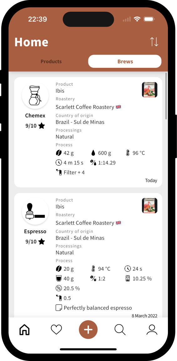 Coffee Recipes - Brews